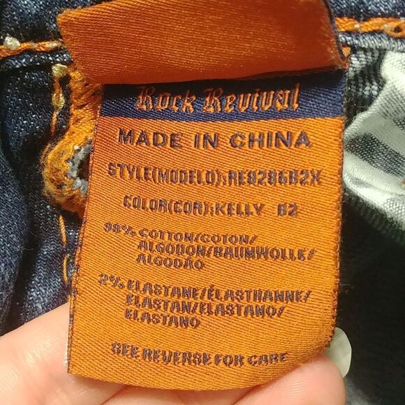 Rock Revival Kelly Bootcut Jeans 28 inseam 30" - Picture 11 of 13